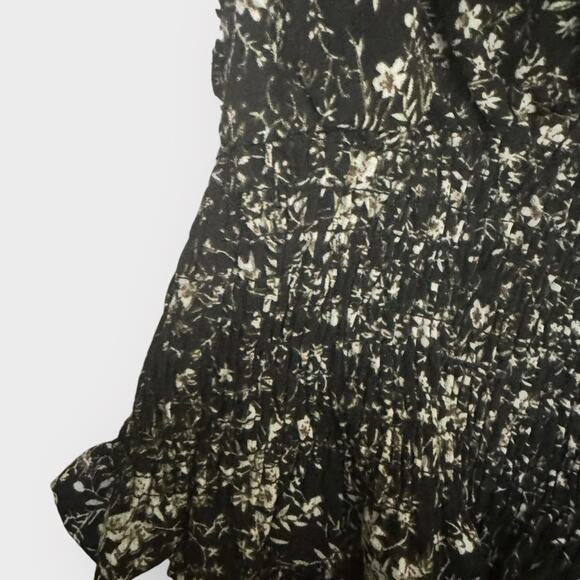 Papermoon ruched cottage style cropped blouse - Picture 6 of 8